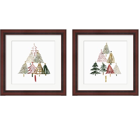 Pine Trees 2 Piece Framed Art Print Set by Isabelle Z