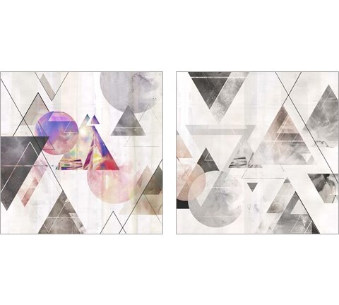Holographic 2 Piece Art Print Set by Isabelle Z