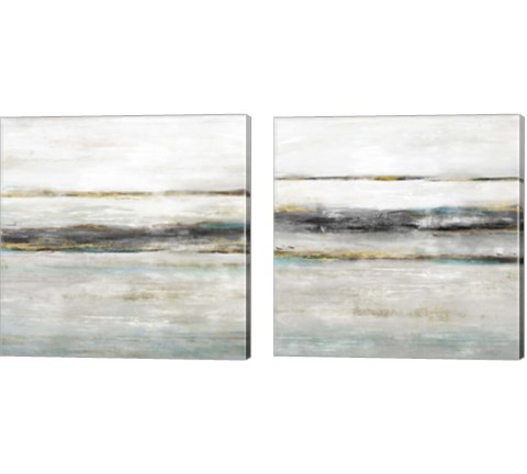 Water's Edge  2 Piece Canvas Print Set by Isabelle Z