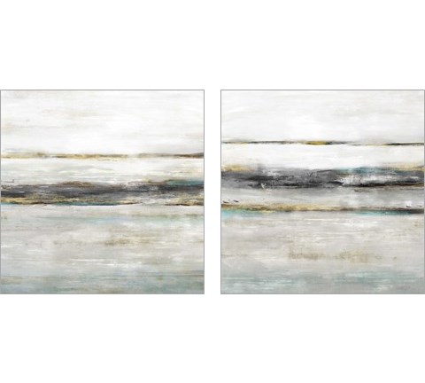 Water's Edge  2 Piece Art Print Set by Isabelle Z
