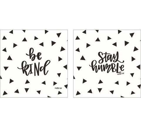Inspirational Word 2 Piece Art Print Set by Imperfect Dust
