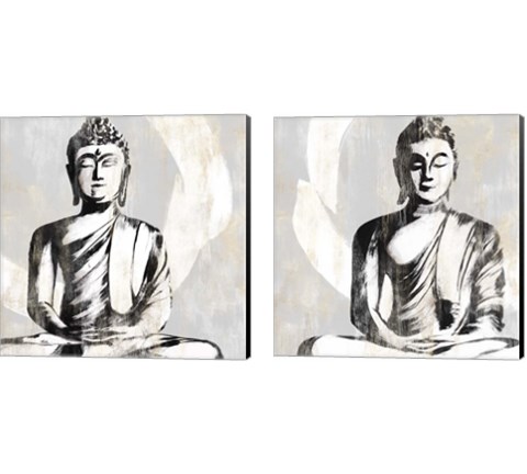 Buddha 2 Piece Canvas Print Set by Isabelle Z