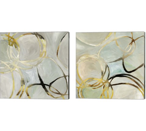 Linked  2 Piece Canvas Print Set by Tom Reeves