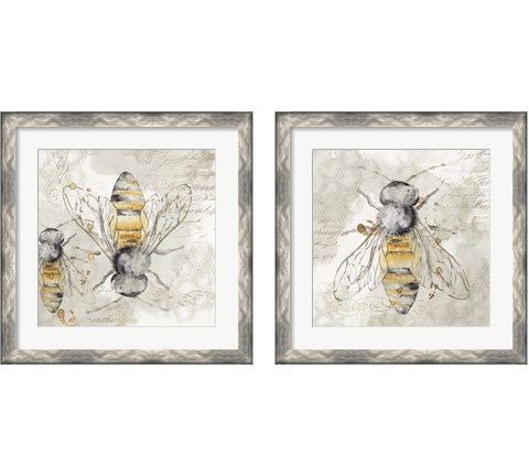 Queen Bee 2 Piece Framed Art Print Set by Eva Watts