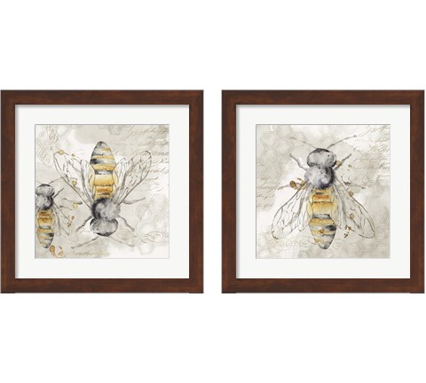 Queen Bee 2 Piece Framed Art Print Set by Eva Watts
