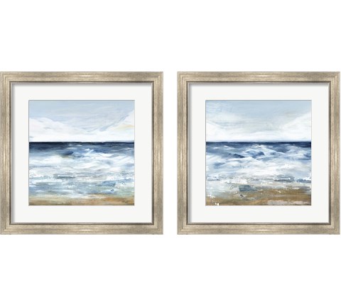 Blue Ocean 2 Piece Framed Art Print Set by Isabelle Z