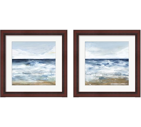 Blue Ocean 2 Piece Framed Art Print Set by Isabelle Z