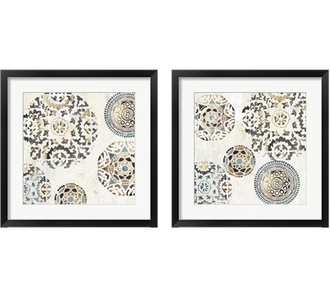 Rounded  2 Piece Framed Art Print Set by Tom Reeves