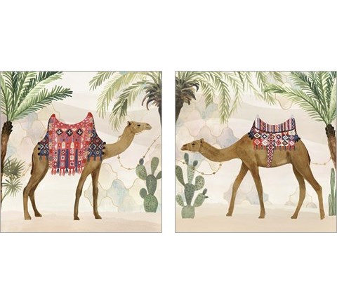 Meet me in Marrakech 2 Piece Art Print Set by Victoria Borges