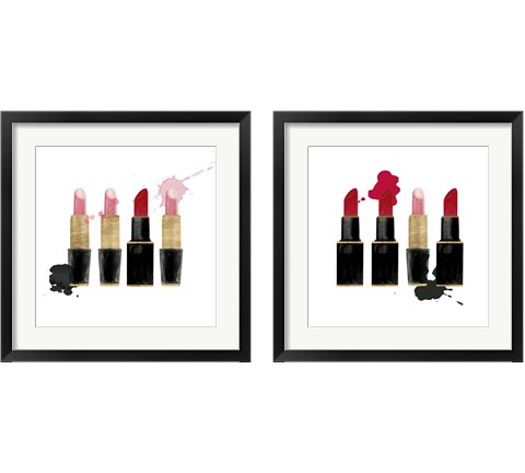 Get Glam  2 Piece Framed Art Print Set by Victoria Borges