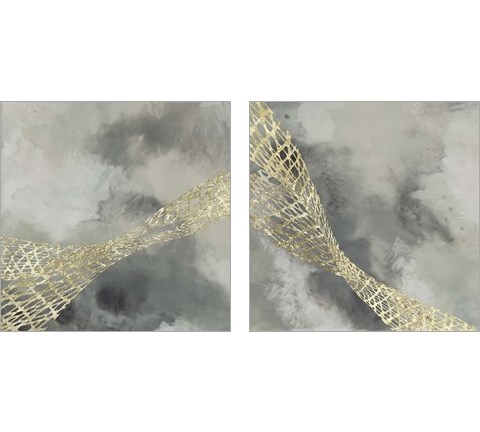 Cloud Matrix 2 Piece Art Print Set by Jennifer Goldberger