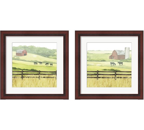 Sunlit Graze 2 Piece Framed Art Print Set by Grace Popp