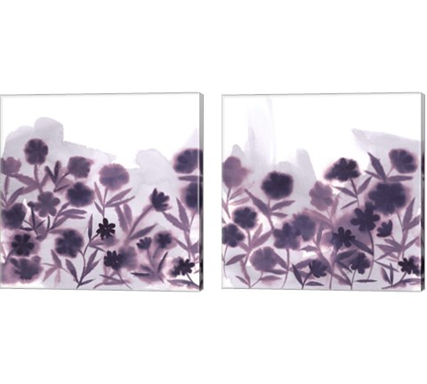 Ultra Violets 2 Piece Canvas Print Set by Grace Popp