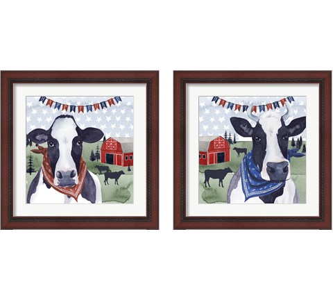 American Herd 2 Piece Framed Art Print Set by Grace Popp