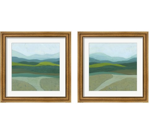 Blue Mountains 2 Piece Framed Art Print Set by Grace Popp