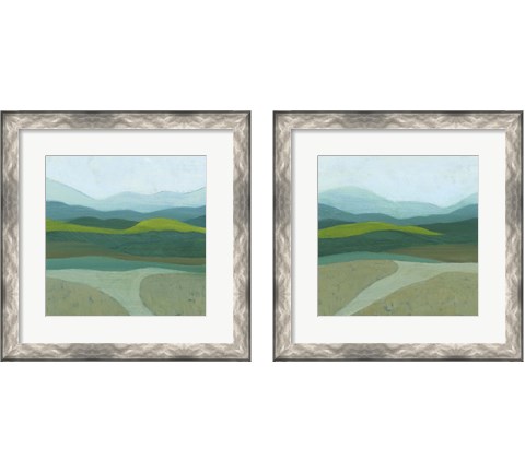 Blue Mountains 2 Piece Framed Art Print Set by Grace Popp