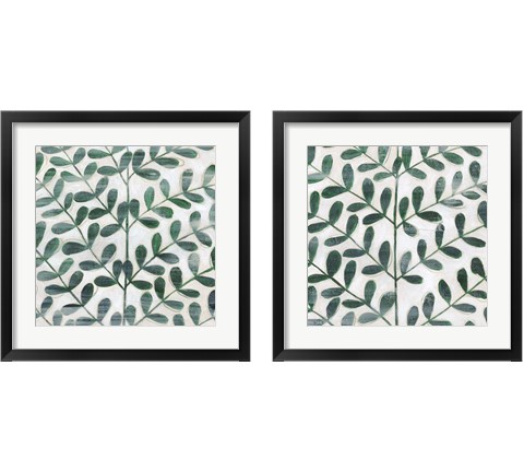 Emerald Palm 2 Piece Framed Art Print Set by Grace Popp