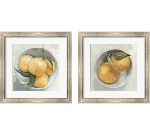 Fruit Bowl 2 Piece Framed Art Print Set by Emma Scarvey