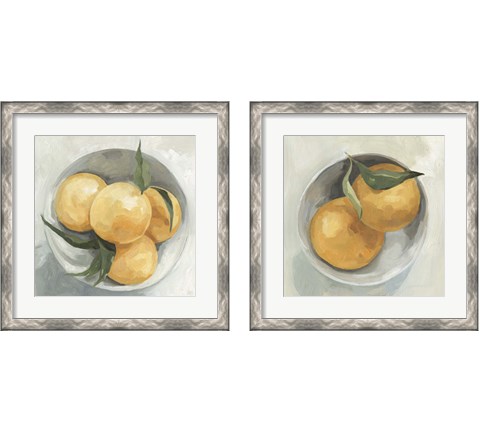 Fruit Bowl 2 Piece Framed Art Print Set by Emma Scarvey