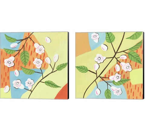 Early Summer Memory 2 Piece Canvas Print Set by Melissa Wang