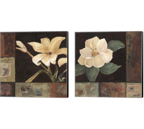 Magnolia Breeze 2 Piece Canvas Print Set by Judi Bagnato