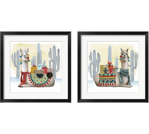 Boho Christmas 2 Piece Framed Art Print Set by Grace Popp