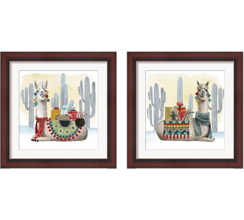Boho Christmas 2 Piece Framed Art Print Set by Grace Popp