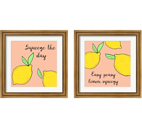 Lemon Squeeze 2 Piece Framed Art Print Set by Natalie Sizemore