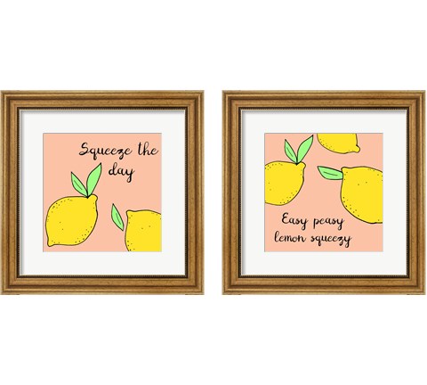 Lemon Squeeze 2 Piece Framed Art Print Set by Natalie Sizemore
