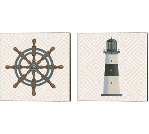 A Day at Sea 2 Piece Canvas Print Set by James Wiens
