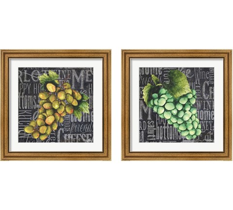 Wine Grapes 2 Piece Framed Art Print Set by Mary Beth Baker