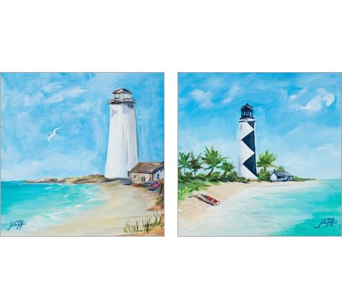 The Lighthouses 2 Piece Art Print Set by Julie DeRice