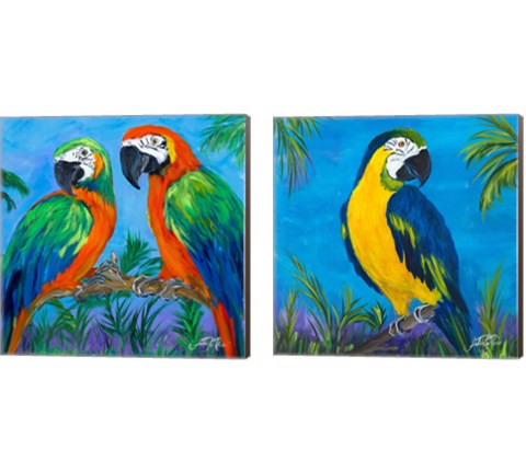 Island Birds 2 Piece Canvas Print Set by Julie DeRice