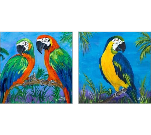 Island Birds 2 Piece Art Print Set by Julie DeRice