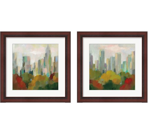 NYC Central Park 2 Piece Framed Art Print Set by Silvia Vassileva