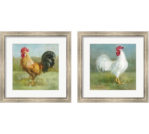 Noble Rooster 2 Piece Framed Art Print Set by Danhui Nai