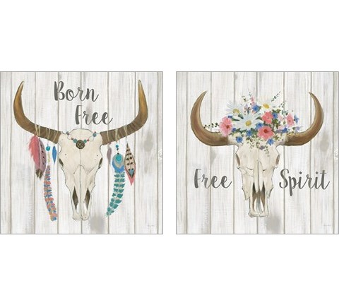 Bohemian Rising 2 Piece Art Print Set by Emily Adams