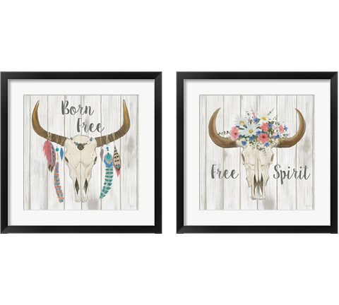 Bohemian Rising 2 Piece Framed Art Print Set by Emily Adams