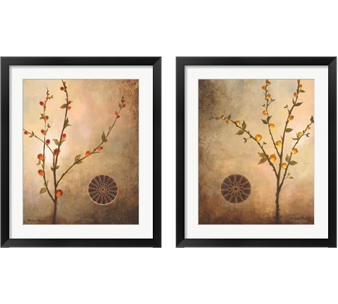 Fall Stems in the Light and Warmth 2 Piece Framed Art Print Set by Michael Marcon