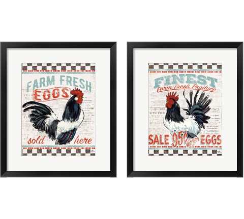 Morning News 2 Piece Framed Art Print Set by Janelle Penner