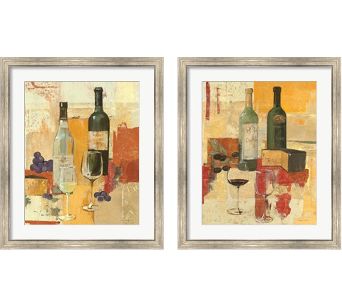 Contemporary Wine Tasting 2 Piece Framed Art Print Set by Avery Tillmon