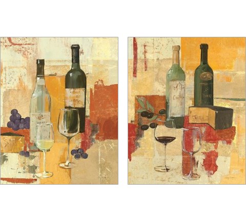 Contemporary Wine Tasting 2 Piece Art Print Set by Avery Tillmon