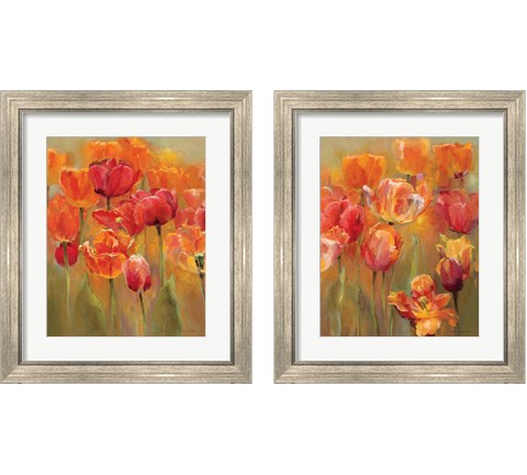 Tulips in the Midst 2 Piece Framed Art Print Set by Marilyn Hageman