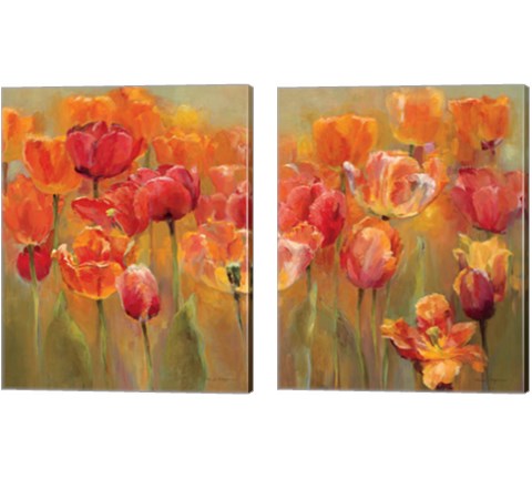Tulips in the Midst 2 Piece Canvas Print Set by Marilyn Hageman