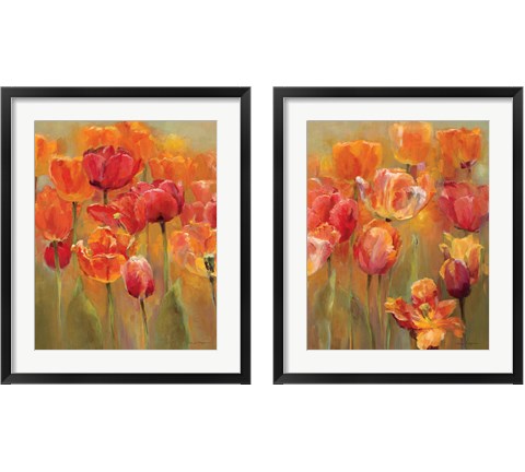Tulips in the Midst 2 Piece Framed Art Print Set by Marilyn Hageman