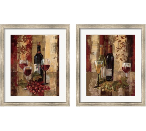 Graffiti and Wine 2 Piece Framed Art Print Set by Silvia Vassileva