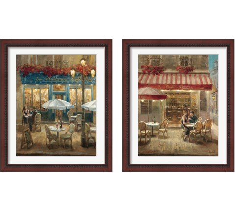Paris Cafe 2 Piece Framed Art Print Set by Danhui Nai