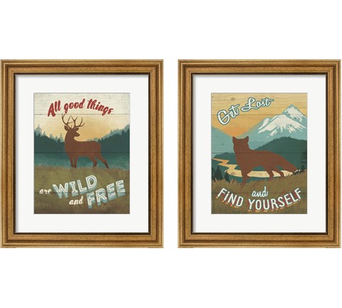 Discover the Wild 2 Piece Framed Art Print Set by Janelle Penner