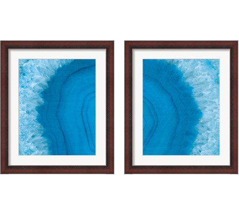 Agate Geode 2 Piece Framed Art Print Set by Wild Apple Portfolio
