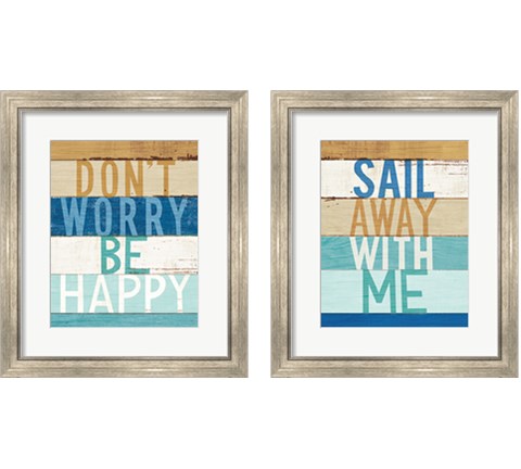 Beachscape Inspiration 2 Piece Framed Art Print Set by Michael Mullan